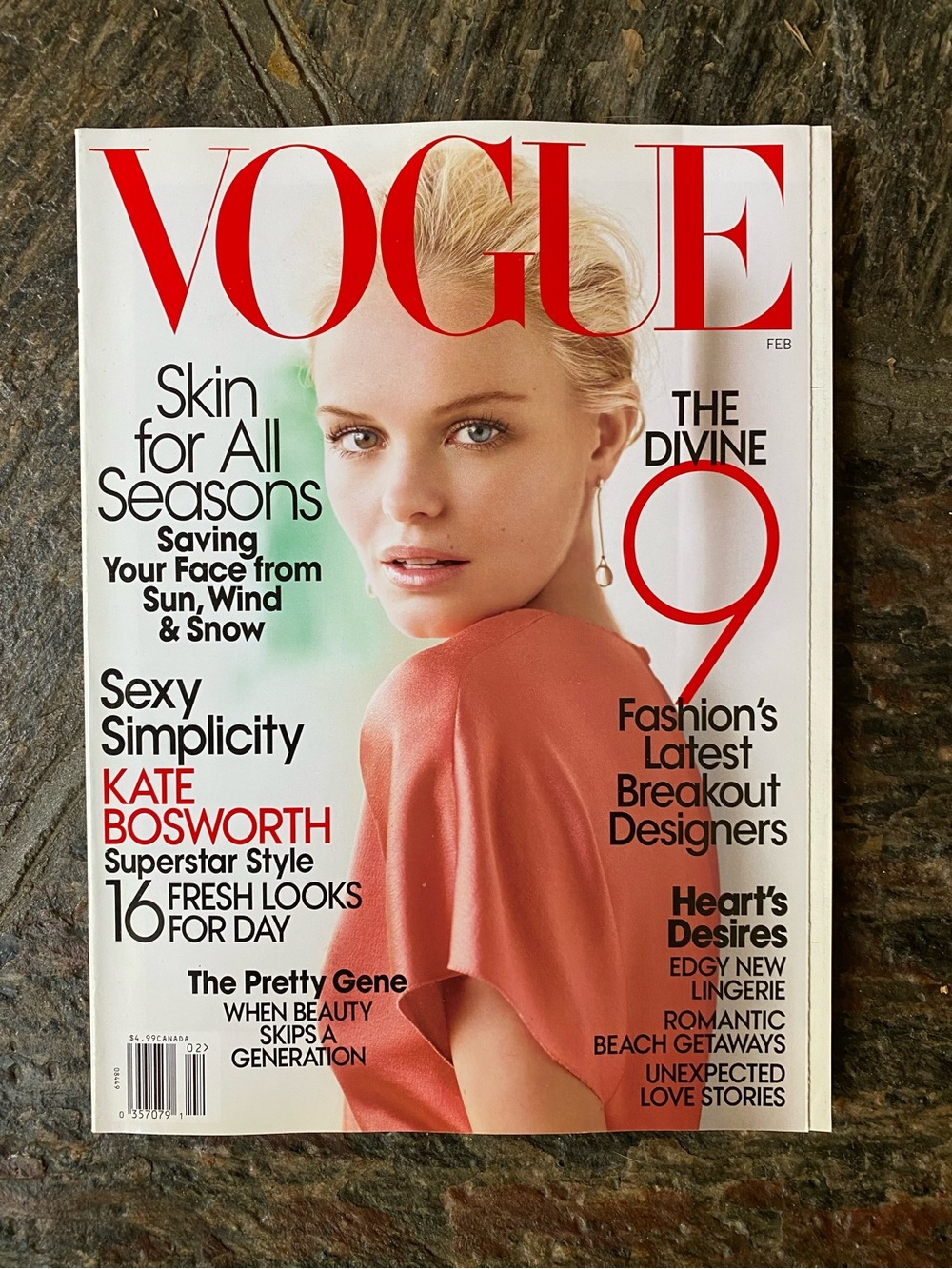 Vintage 2008 Vogue Magazine Featuring Kate Bosworth